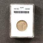 1927 P STANDING LIBERTY QUARTER 25C  AU58 ANACS Soapbox Holder - U.S. Coins