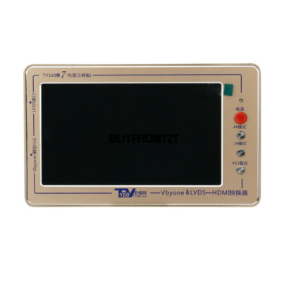 TV160 Mainboard Tester LCD Display Vbyone LVDS to HDMI Converter+7 Adapter Board
