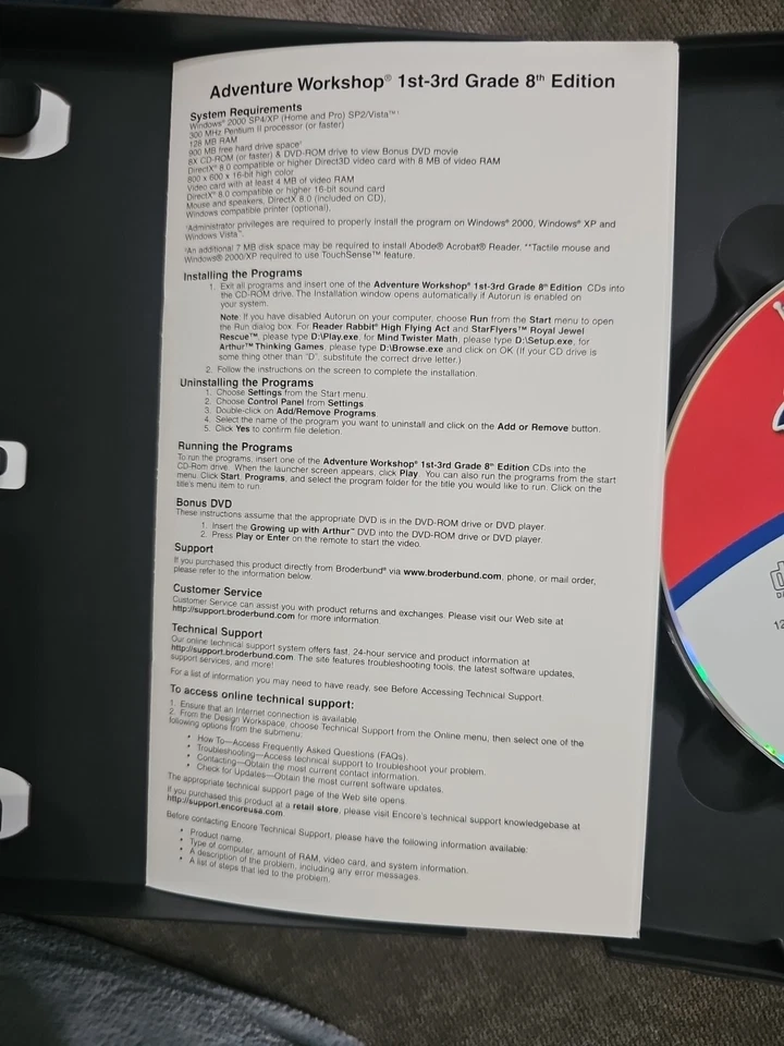 Adventure Workshop 1st-3rd Grade (2006, CD-ROM ) Ages 5-9 The Learning Company - Image 4 of 4