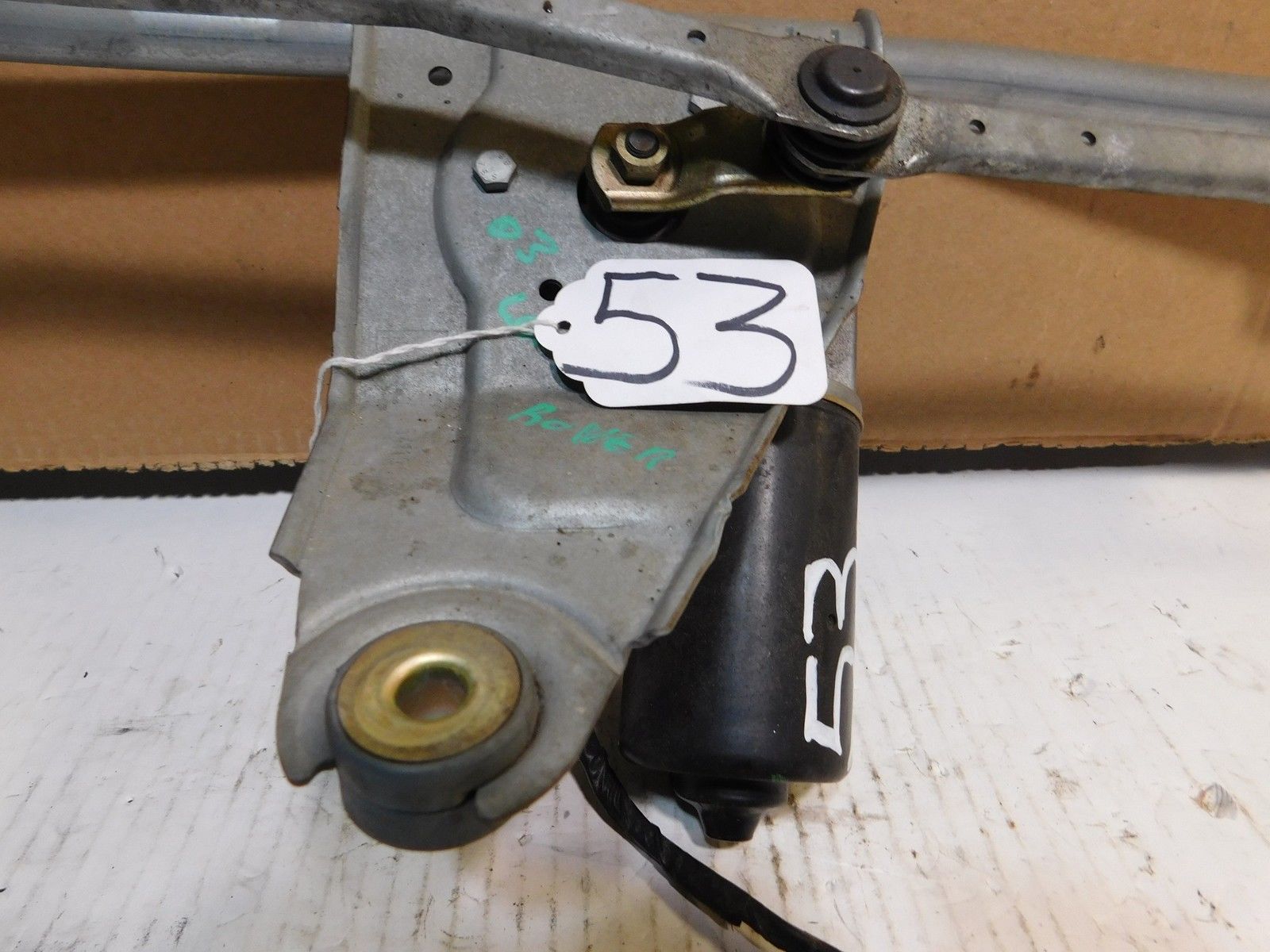 03 04 05 06 07 08 Range Rover FRONT Used Wiper Motor Linkage Transmission #53
