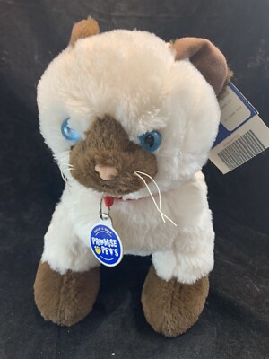 Build A Bear Promise Pets Siamese Himalayan Cat Plush Soft Toy Stuffed Tags 2015