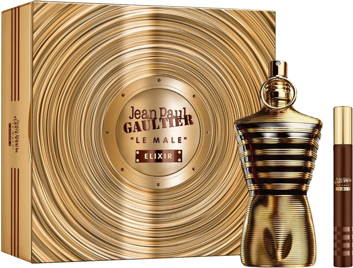 NEW 2023 SET JEAN PAUL GAULTIER LE MALE ELIXIR 125ML+ 10 ml EDP SHIP FROM  FRANCE