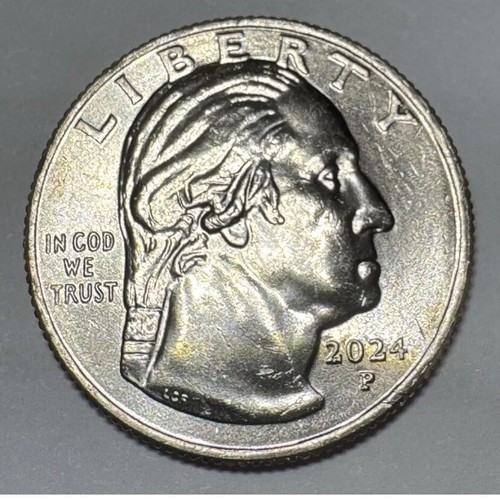 2024-P Hope The Reverend Dr. Murray Washington 25cent Quarter . Circulated BU - Picture 4 of 5