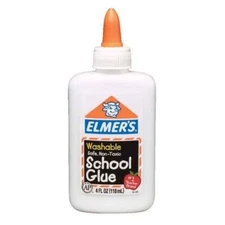 Elmer's Washable School Glue White 4oz Non-Toxic Children Teacher Crafts Kids