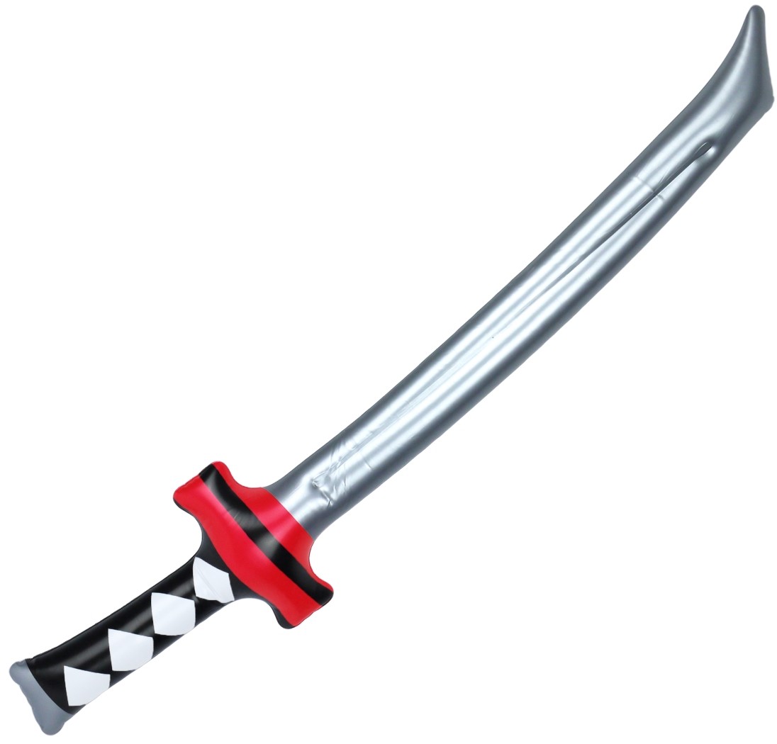 Espada Katana Ninja Samurai Inflable Para Fiesta Accesorio Disfraz