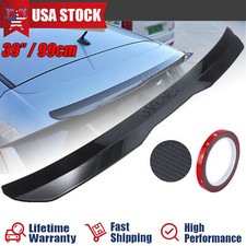 Rear Trunk Spoiler Wing Carbon Fiber Style 39 Lip Universal Fit For Hatchback