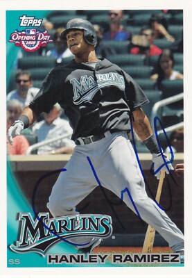 ギャレス ベイル Topps Merlin ジャージナンバー 直筆サイン HANLEY RAMIREZ MIAMI MARLINS SIGNED BASEBALL CARD BOSTON RED SOX