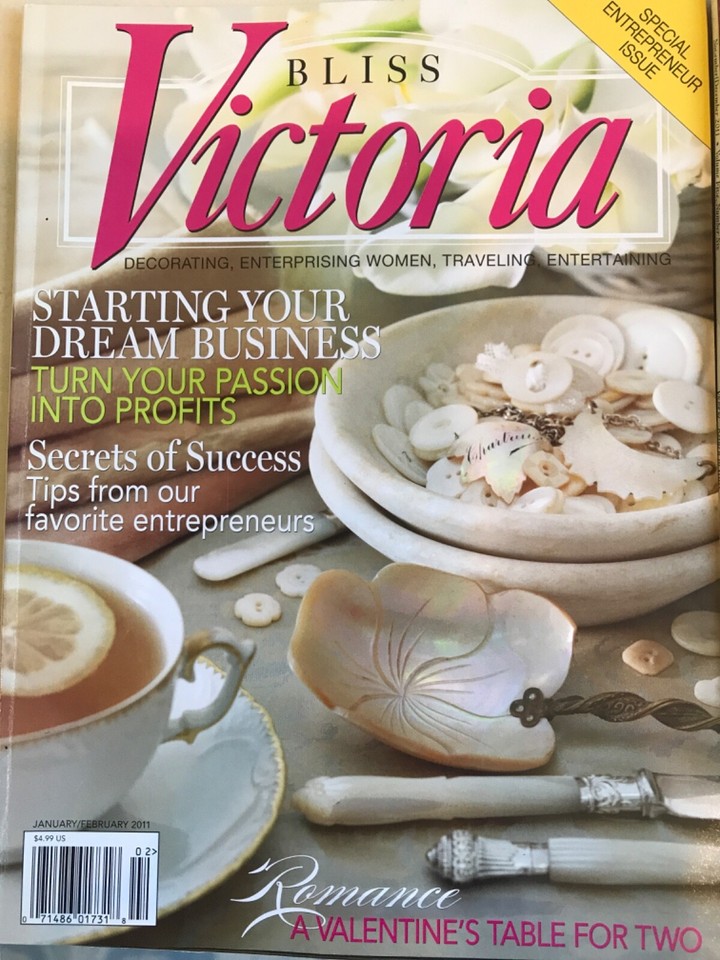 4 Victoria Magazines 2011 Bliss Decor Fashion Beauty Entertaining ...