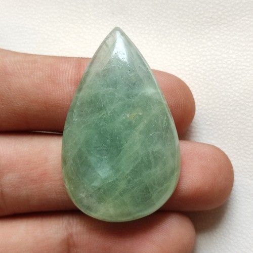 Natural green aquamarine cabochon amazing quality aquamarine gemstone C6537 - 第 3/5 張圖片