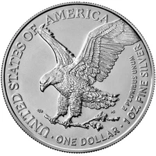 2021 $1 Type 2 American Silver Eagle 1 oz BU