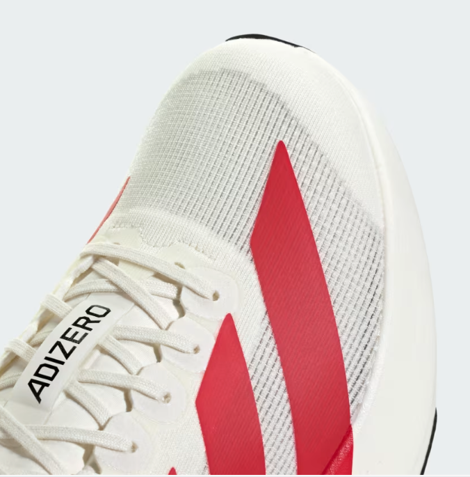 Adidas Adizero EVO SL Shoes Off White Better Scarlet Core Black