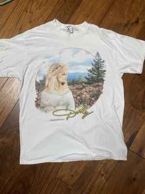 1998 Dolly Parton Graphic T-Shirt White Short Sleeve Dollywood fan gift PA9554