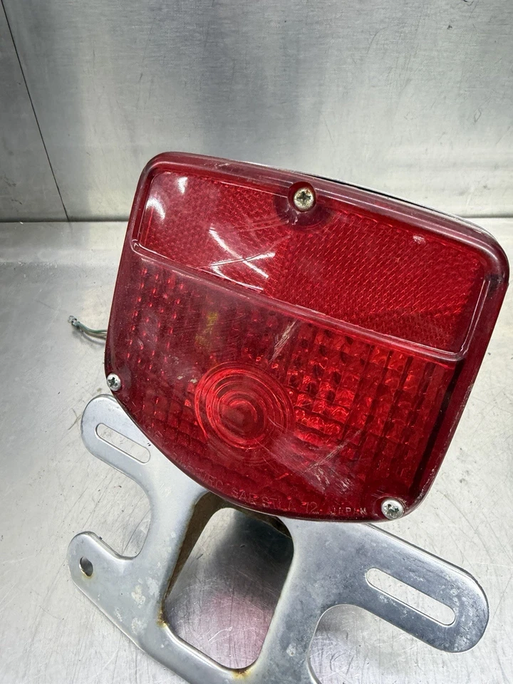 74 75 76 Oem Honda XL350 xl250 Xl 250 350 Tail Light Assembly Lens Mount OEM - Image 2 of 4