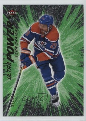 2024-25 Upper Deck Fleer Ultra Power Green Achievement 37/50 Leon Draisaitl 1ro3