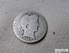1909 O SILVER BARBER QUARTER