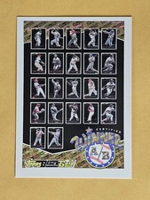 1993 Topps Black Gold Baseball Certified Redeemed Winner #A/B