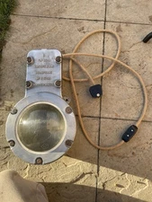 Vintage Industrial Flp Holophane Light Lamp Custom With Plug Switch