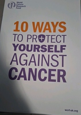 10 Ways To Protect Yourself Against Cancer Booklet