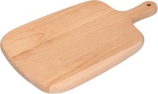 Wooden Chopping Board With Handle Cutting Serving Paddle Board Kitchen