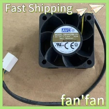 1PCS NEW AVC 40x40x28mm BALL BEARING 12V 0.66A FAN DB04028B12U 4-WIRE 23.8CFM