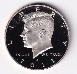 2011 S Proof Kennedy Half Dollar 50c from Proof Set #1448