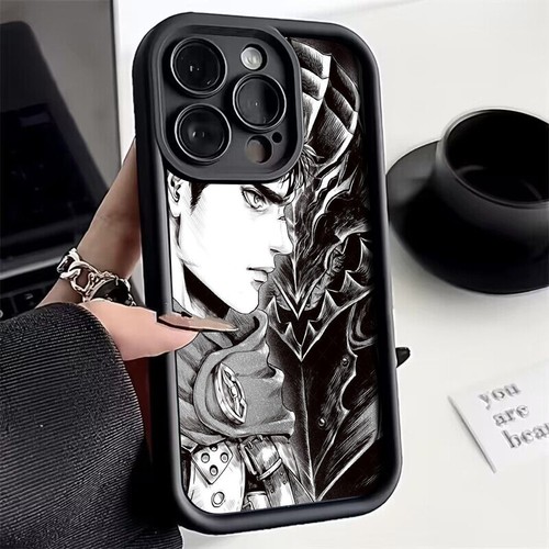Berserk Guts Anime Phone Case for IPhone 16 15 14 13 12 11 Pro Max Mini XR XS X - Picture 80 of 119