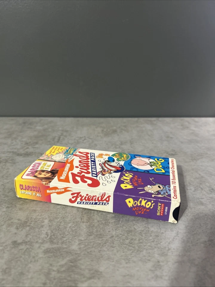 Nickelodeon Friends Variety Pack видеокассеты Doug Rocko's Modern Life Clarissa Rugrats - Изображение 2 из 4