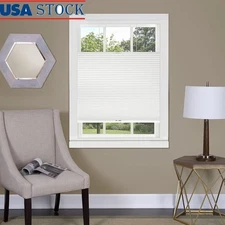 Cordless Honeycomb Shade Light Filtering Window Blinds Easy Install Privacy New