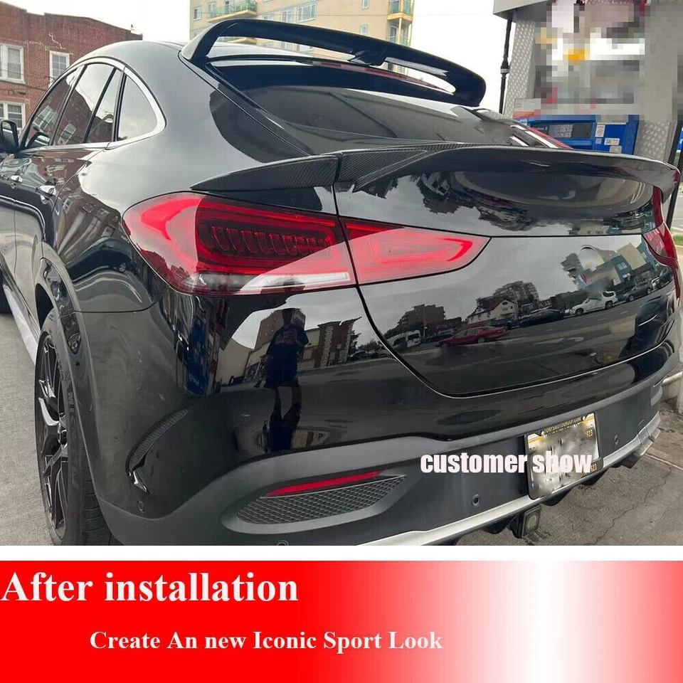 Alerón trasero de carbono real cupé para Benz W167 GLE450 GLE63 GLE53 Foto 3 de 4