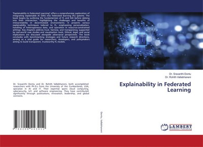Explainability in Federated Learning Sravanthi Dontu (u. a.) Taschenbuch 2025