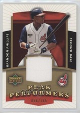 2004 Upper Deck Peak Performers Jerseys Gold 56/165 Brandon Phillips #PP-BP 1h1