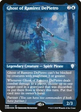 1x Ghost of Ramirez DePietro (Foil Etched) NM - See Pic for Set - SPARROW MAGIC