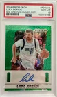 2024-25 Panini Prizm Deca Luka Doncic Auto Green Shimmer /15 PSA 10 PDS-LUK