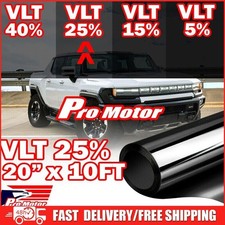 Uncut Roll Window Tint Film 5 -20 Vlt 20 X 10ft Feet Car Home Office Glass