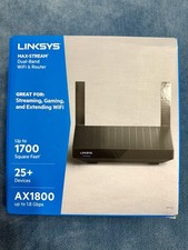 Linksys AX1800 Max-Stream Dual-Band WiFi 6 router Excellent Condition