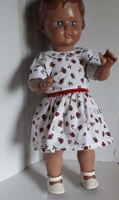 Puppenkleidung Größe 46-51  Kleid für Sammler- und Spielpuppen