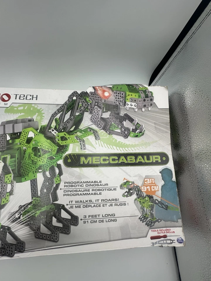 Meccano Tech Meccasaur Programmable Robotic 3 Foot Dinosaur NEW Box Is Damaged - Image 2 of 4