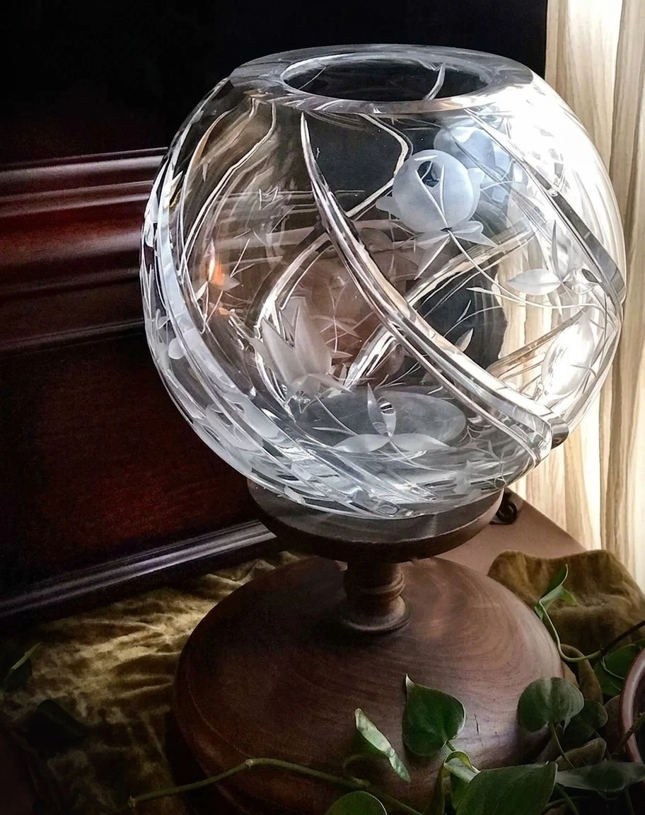 crystal rose bowl products for sale | eBay