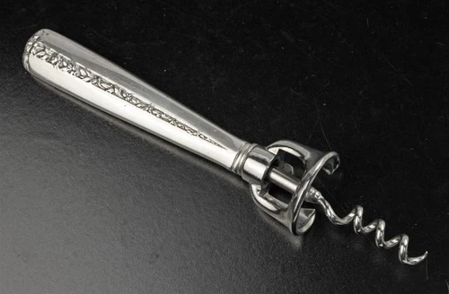 Towle Rambler Rose Sterling Handled Corkscrew Bottle Opener