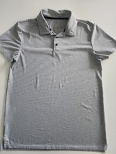 Polo Shirt Gray Medium Size All In Motion