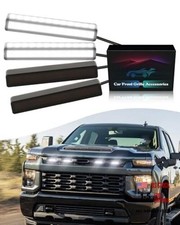 LED Grill Lights for Chevy Silverado 2014-2024 2025 Grille Lights Front White