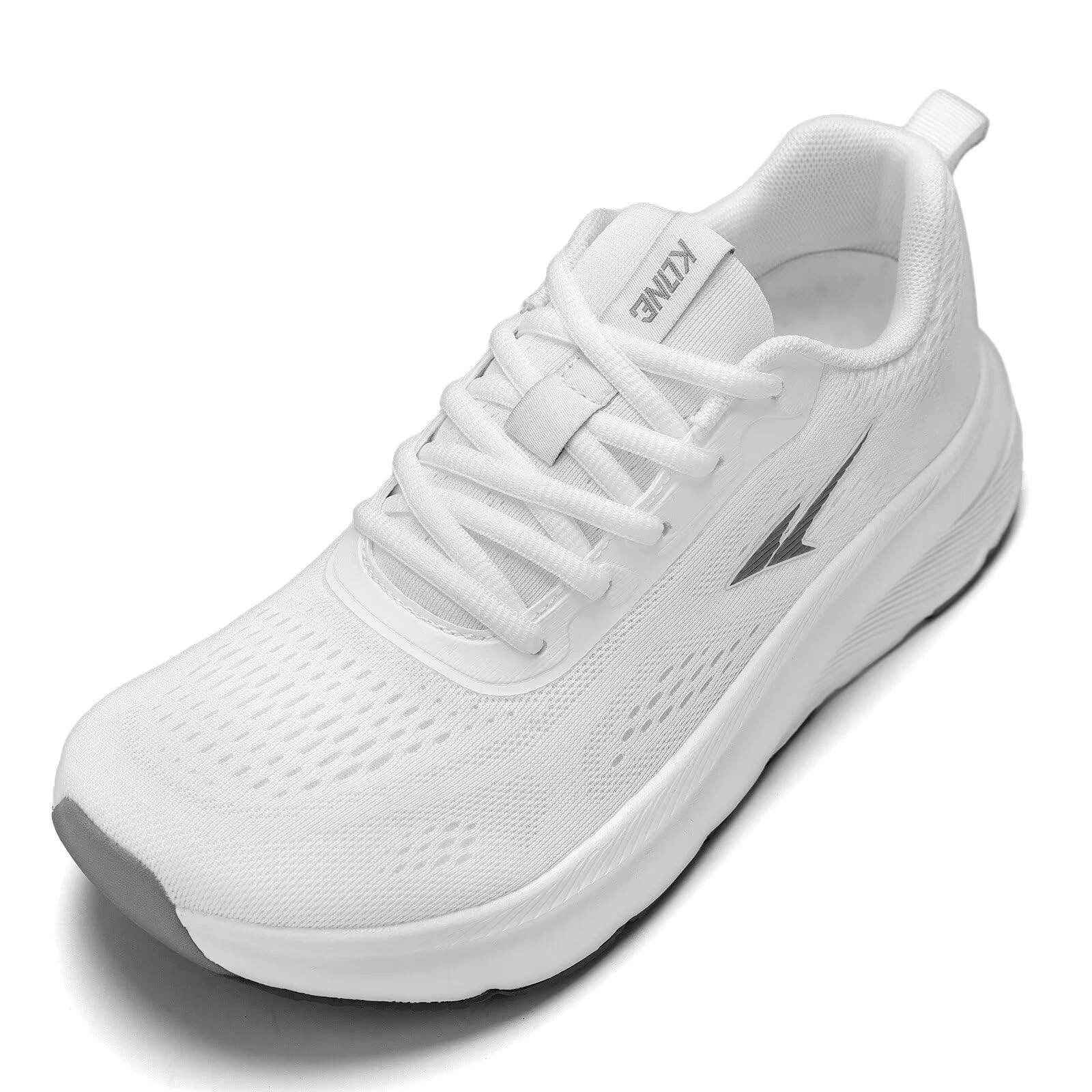 Men's Wide Toe Box Shoes Cushioned Road Running Shoes Non Slip Mens Walking S...