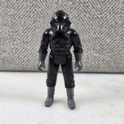 1982 Vintage Star Wars Imperial TIE Fighter Pilot Action Figure Kenner Hong Kong
