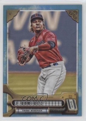 2022 Topps Gypsy Queen Chrome Blue Refractor 18/99 Jose Ramirez #251 uk2
