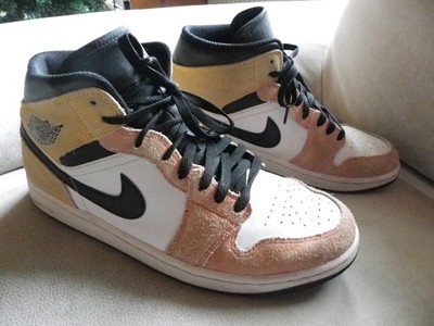 Air Jordan 1 Mid SE Flight Club Herren Sneaker Pink Magic-Ember US10 UK9 Gr. 44 