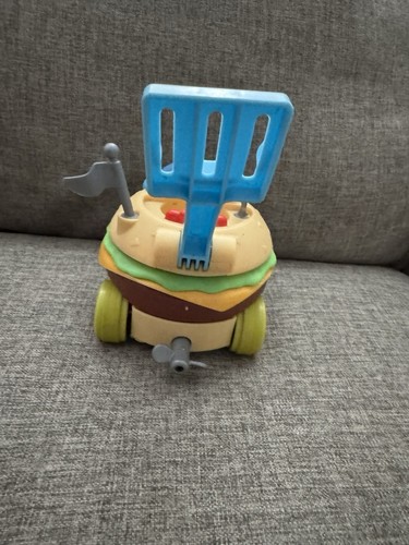Imaginext SpongeBob SquarePants Krabby Patty Wagon Figure Vehicle COMPLETE - Picture 6 of 7