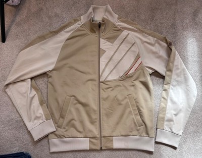 Timberland beige Reißverschluss Jacke Herren hochgeschlossen Track Top Größe Large