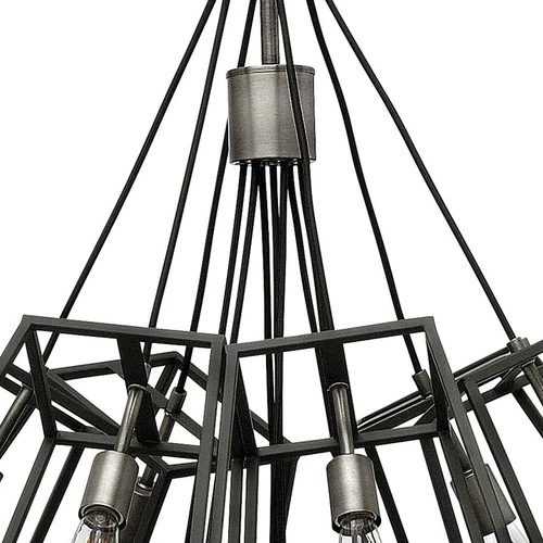 Hinkley Lighting 3357 7 Light Large Multi Light Pendant - Bronze - Picture 4 of 6