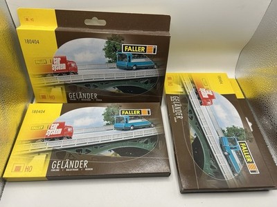 3 HO Faller 180404 Gëlander Railing Sets - (BRAND NEW)