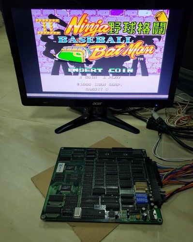 NINJA BASEBALL BATMAN II PCB Jamma Video Arcade Game IREM 1999